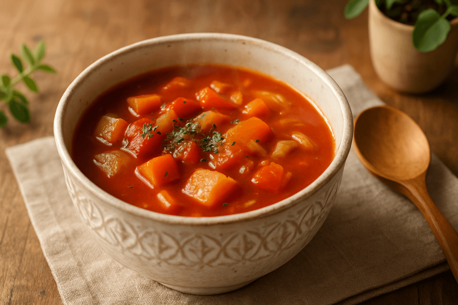 ミネストローネの完成写真