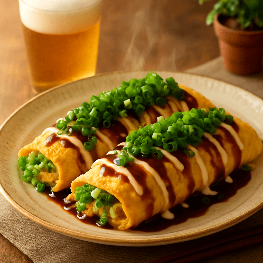 キャベツと豚のふわとじ玉焼き