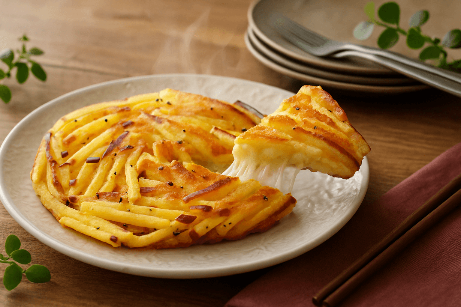 さつま芋ガレットの完成写真