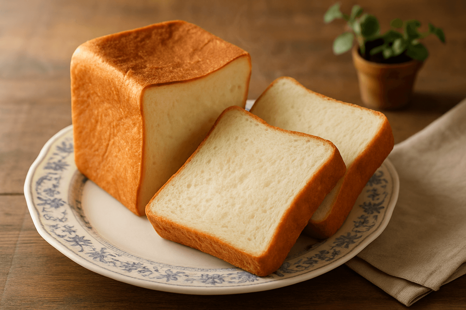 ミルク食パンの完成写真