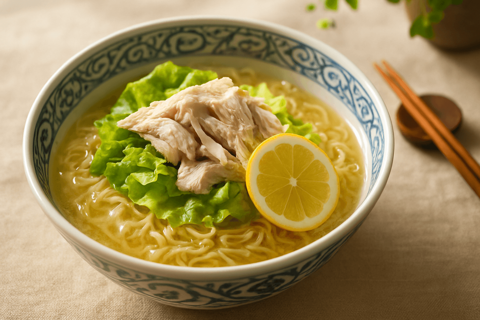 冷製ラーメンの完成写真