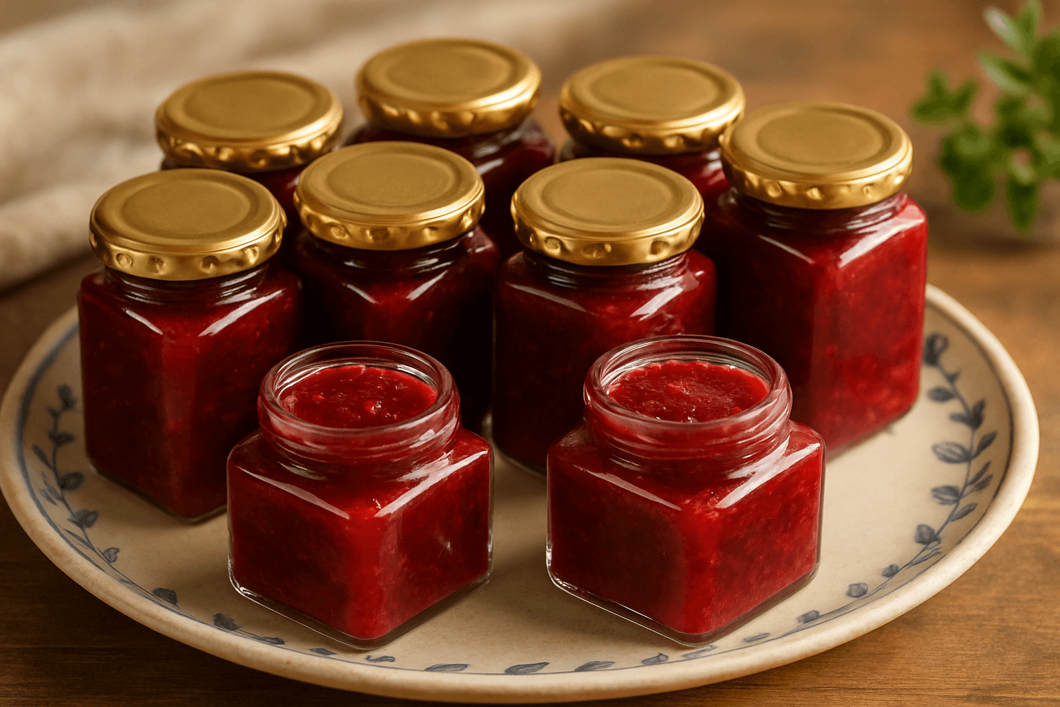 いちごジャムの完成写真