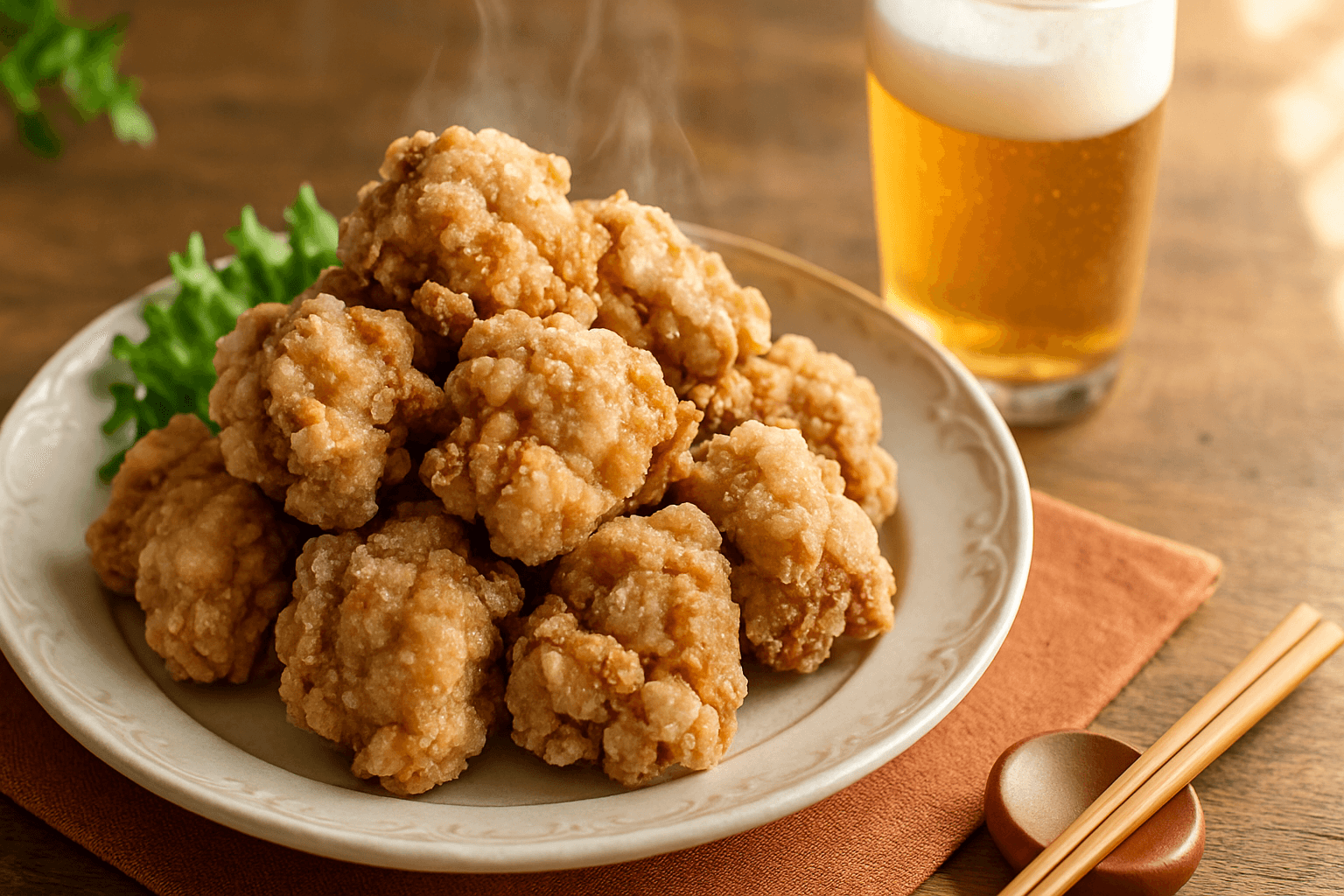 唐揚げの完成写真