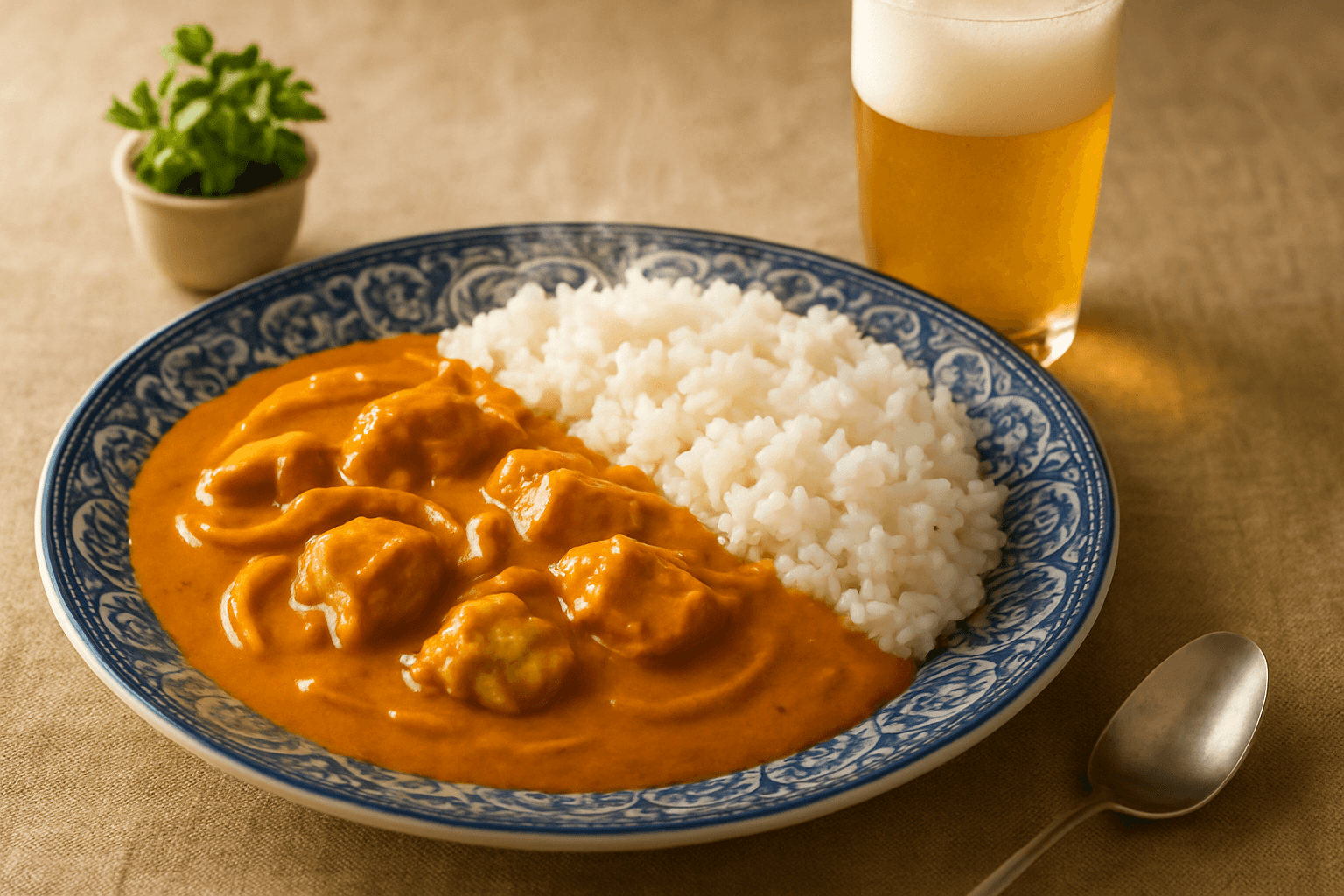 バターチキンカレーの完成写真