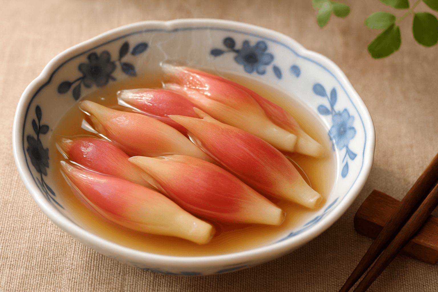 Refreshing Myoga Pickles in Sweet Vinegar