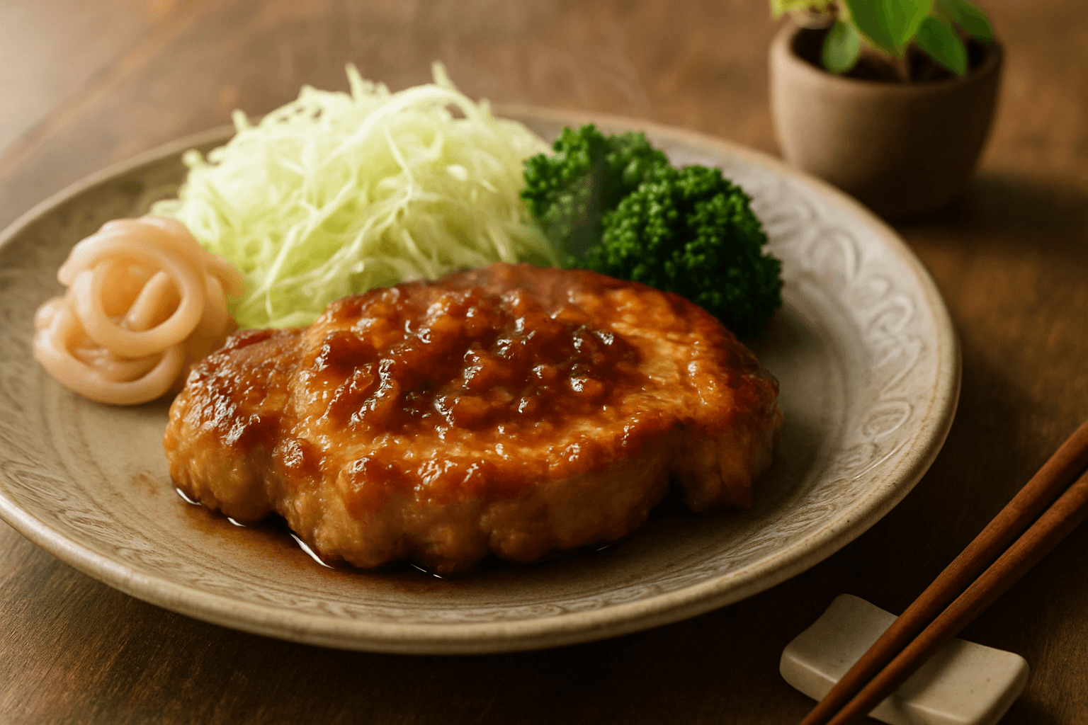 ポークソテーの完成写真