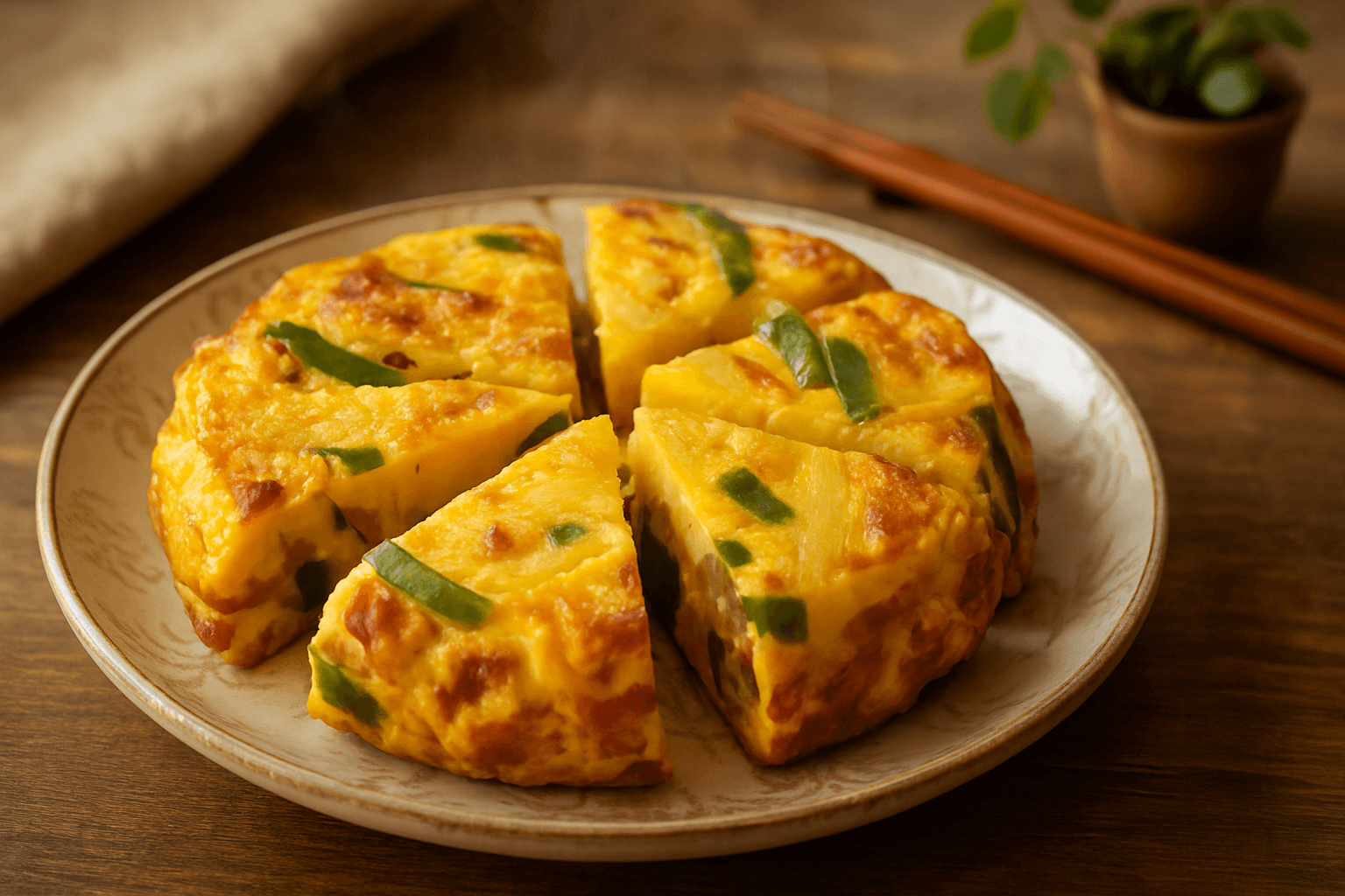 スパニッシュオムレツの完成写真