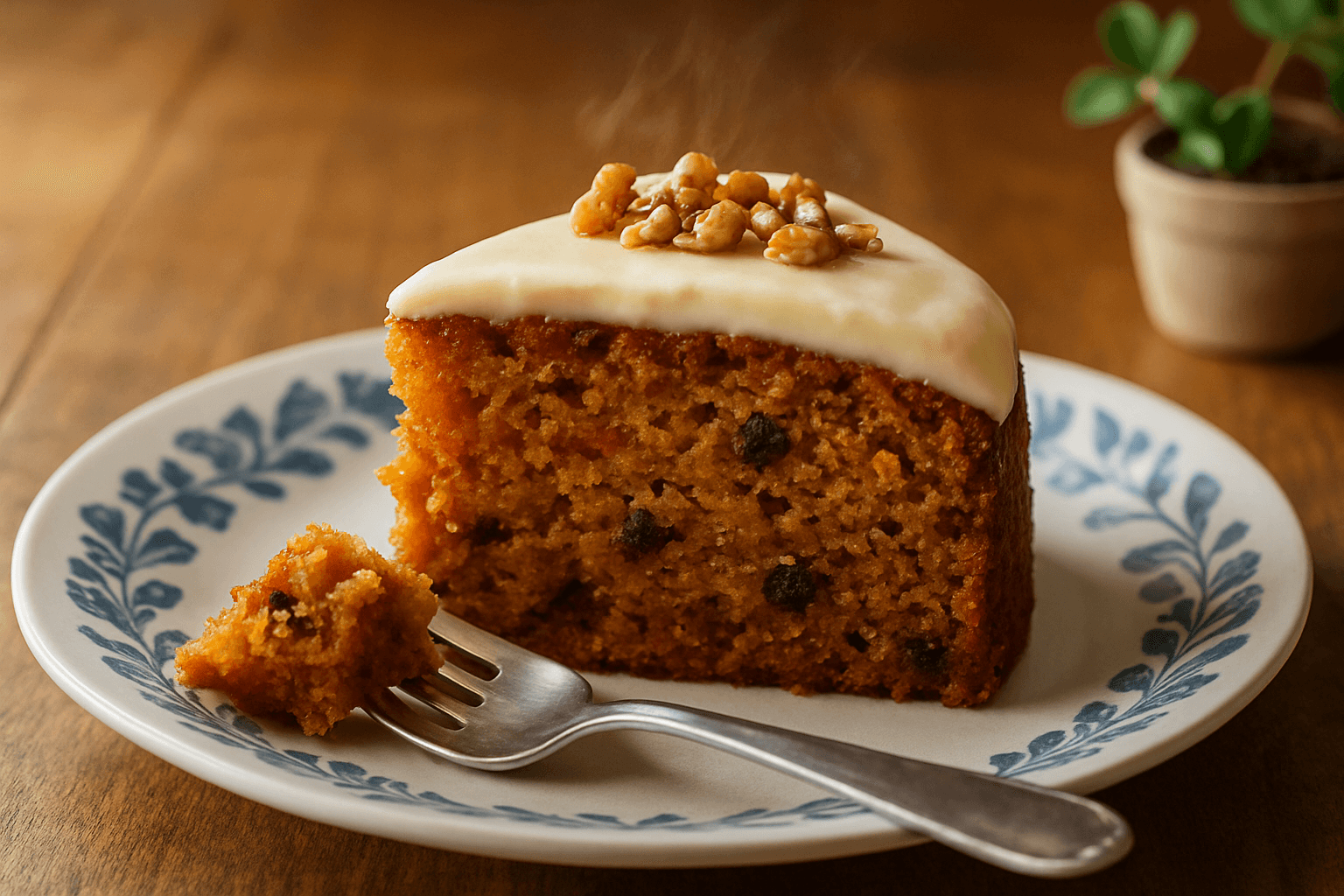 Carrot Cake finished dish