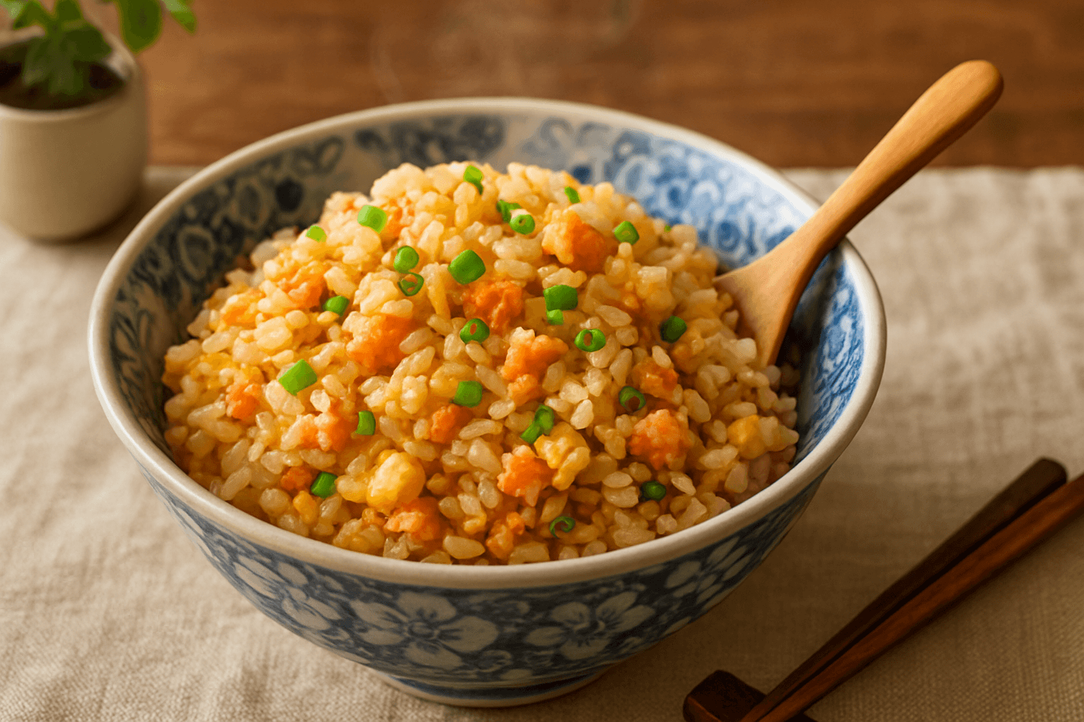 鮭チャーハンの完成写真