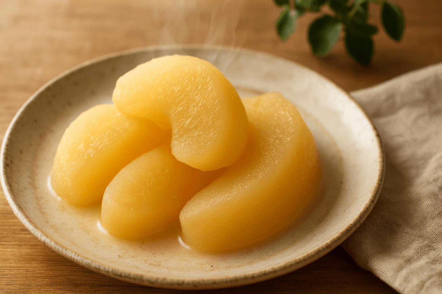 りんごのコンポートの完成写真