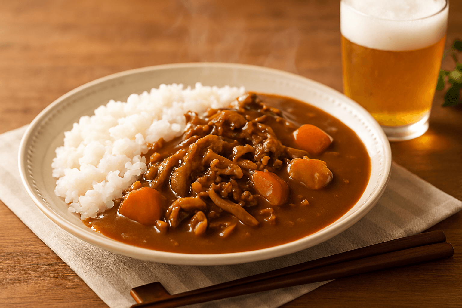 ポークカレーの完成写真