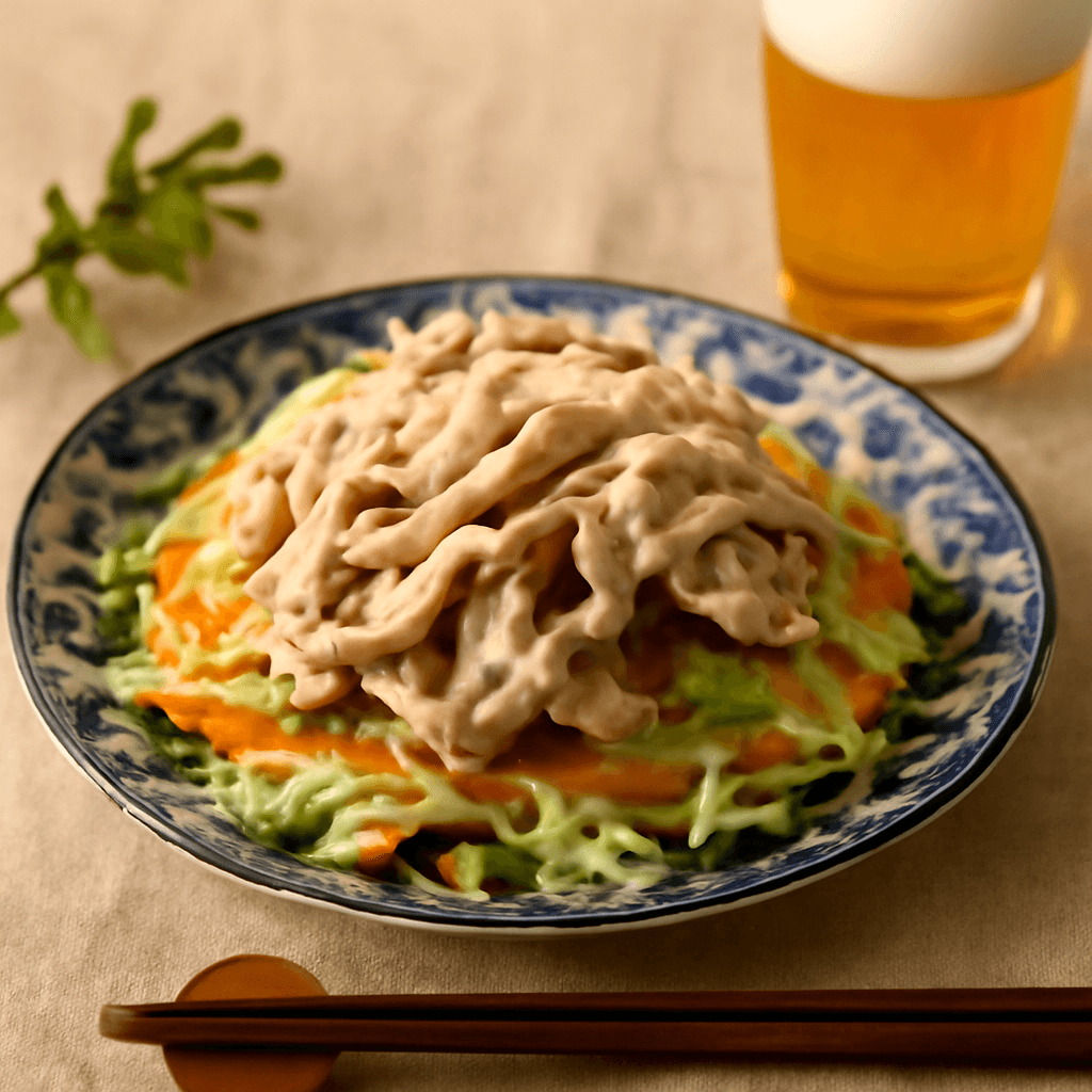 ジューシー豚しゃぶの彩りサラダ