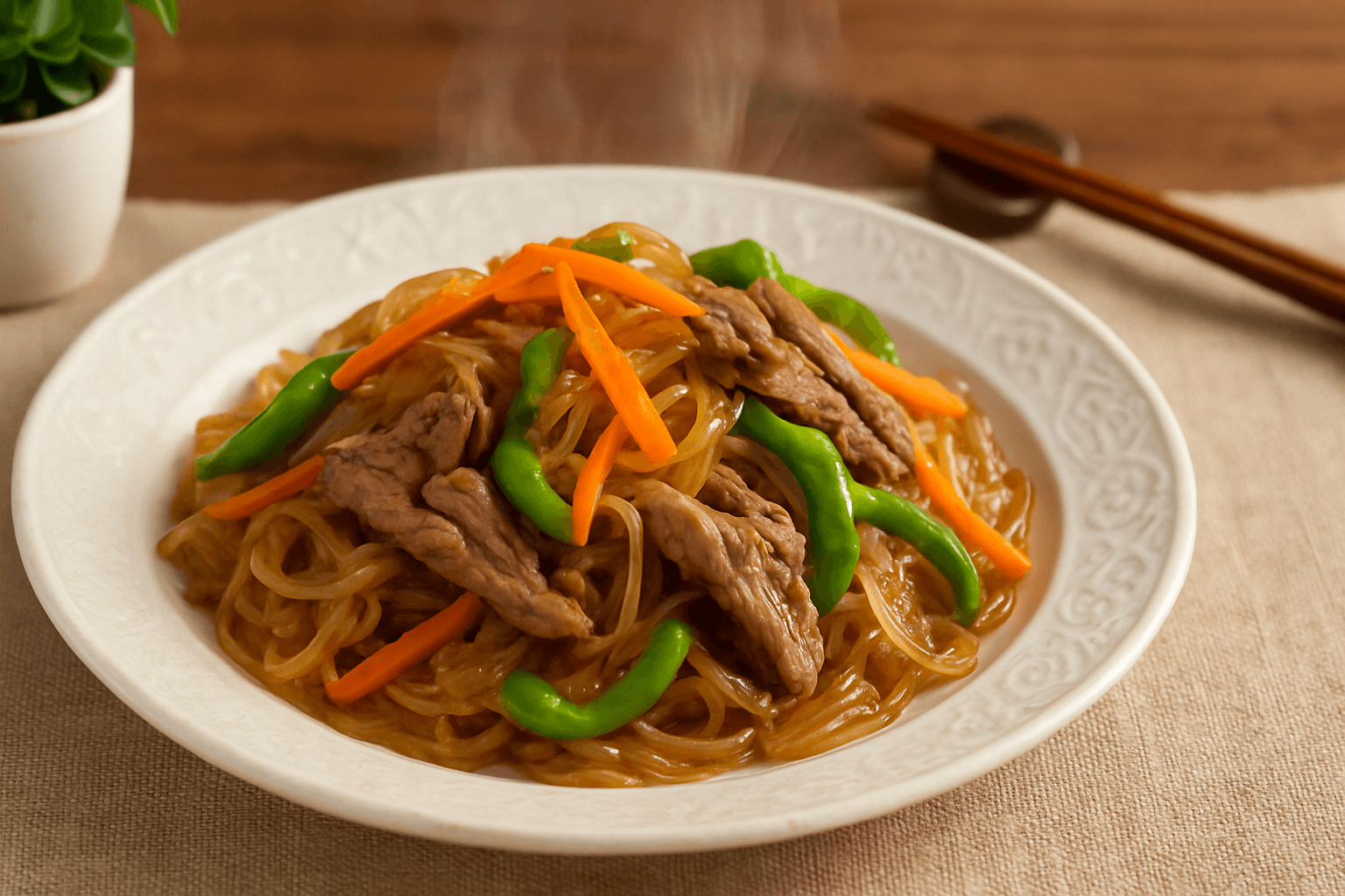 炒め春雨の完成写真