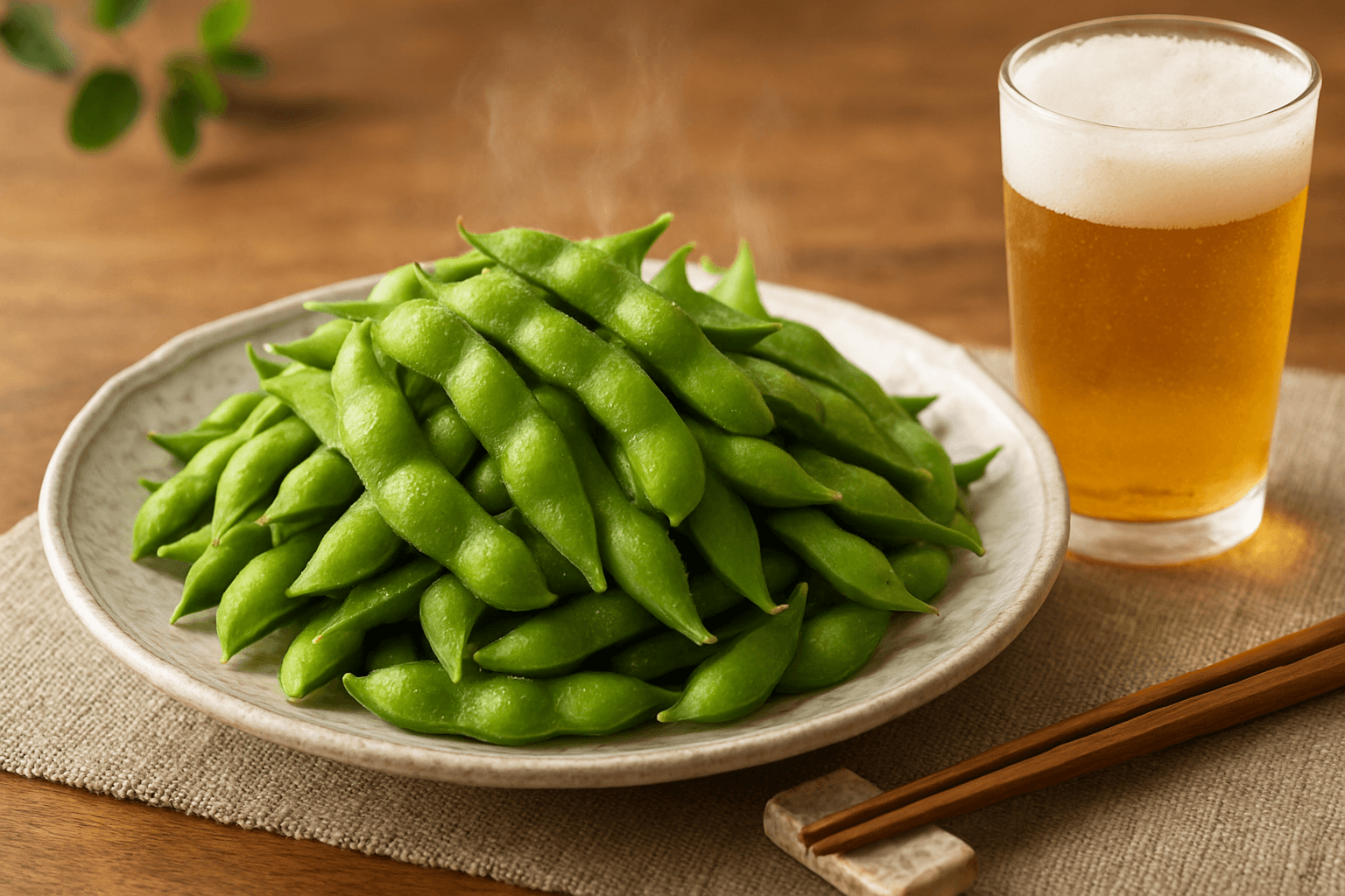 枝豆の旨味を引き出す5分蒸し茹で