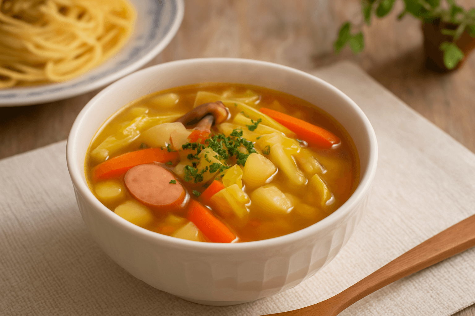 コンソメスープの完成写真