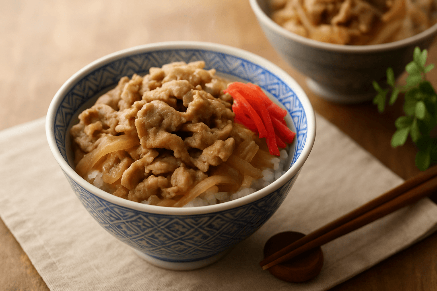 豚丼の完成写真