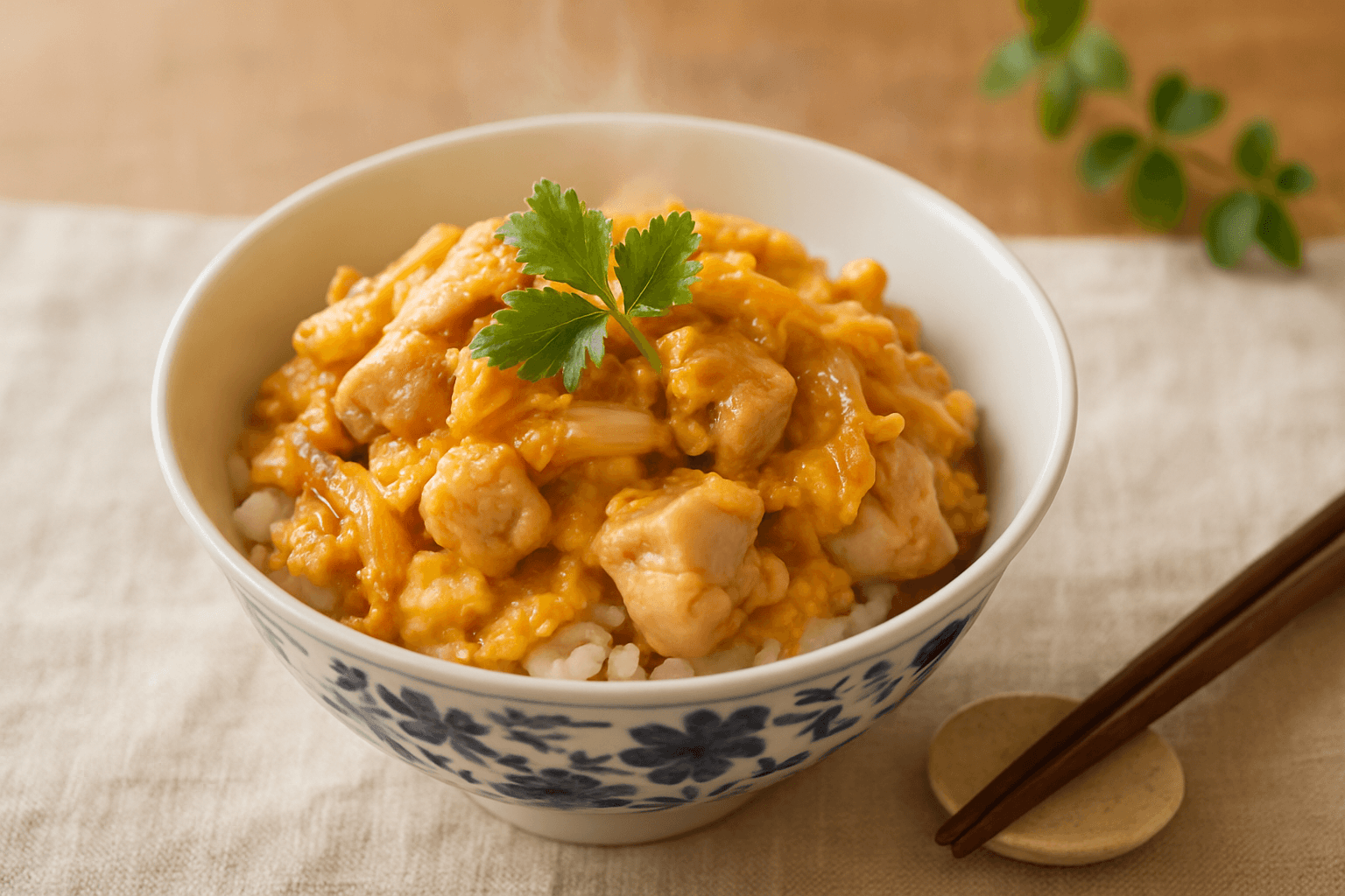 親子丼の完成写真