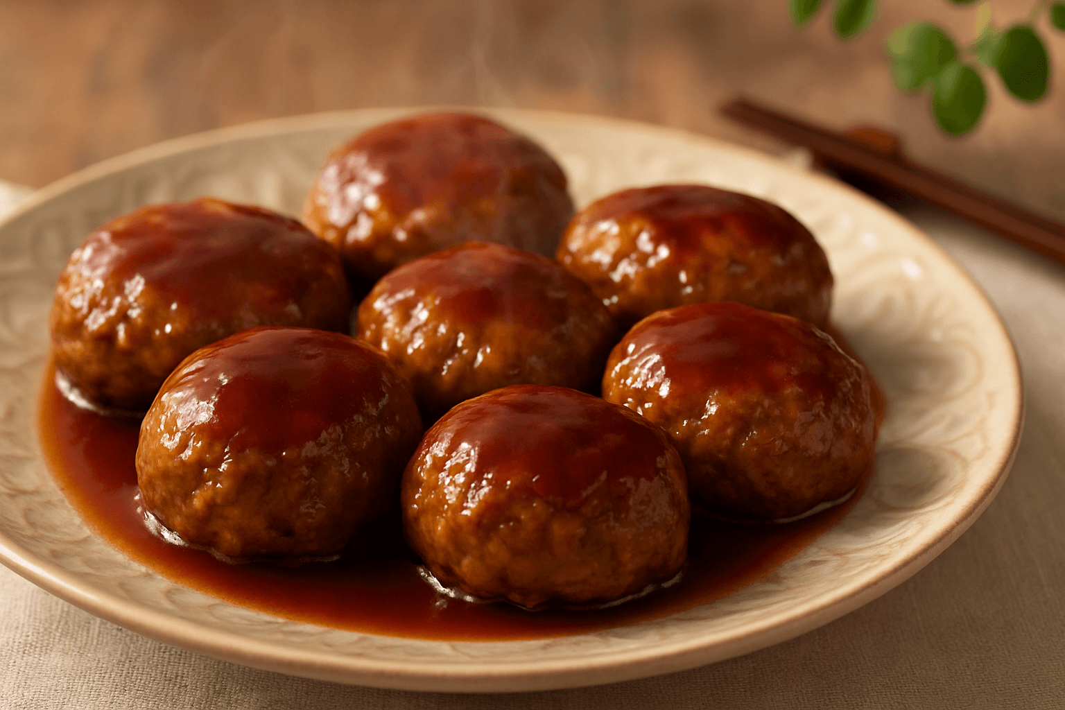 ハンバーグの完成写真