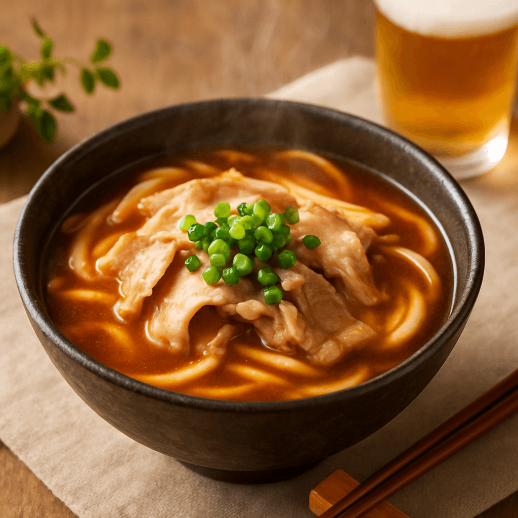 にんにく香る味噌風味うどん鍋