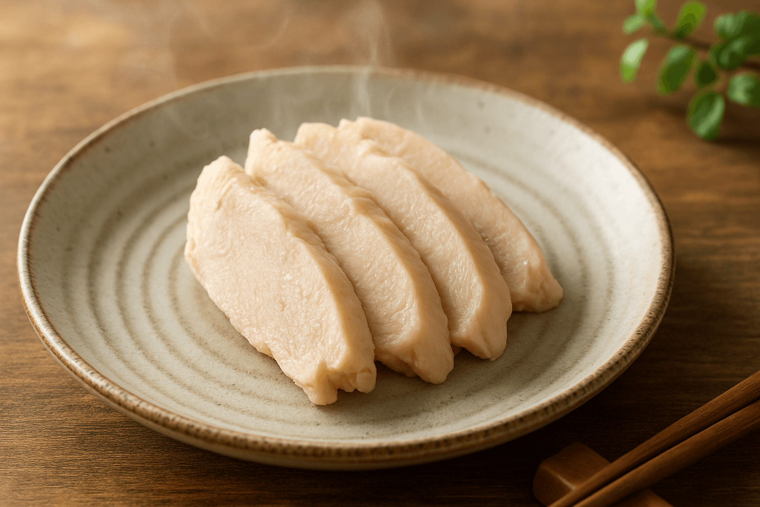 しっとり熟成チキンの冷製仕立て