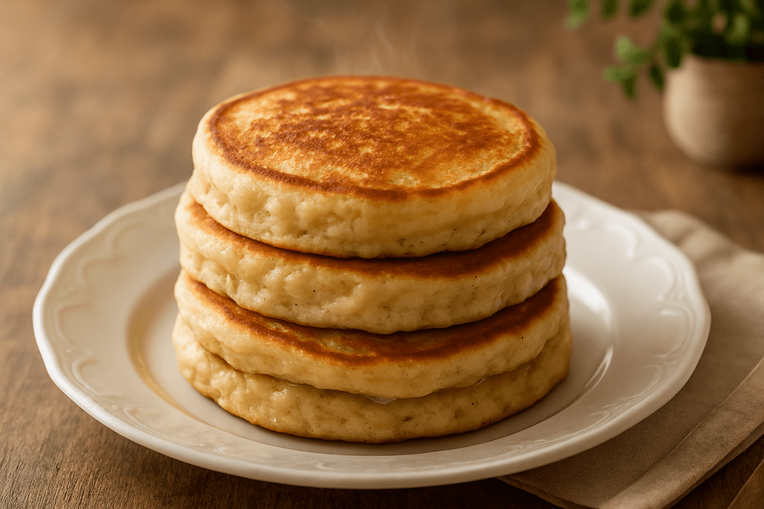 バナナパンケーキの完成写真