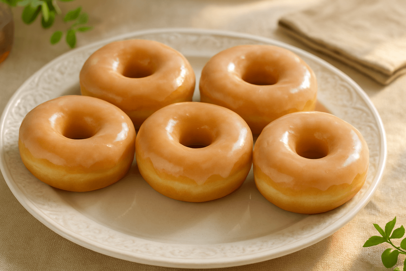 グレーズドドーナツの完成写真