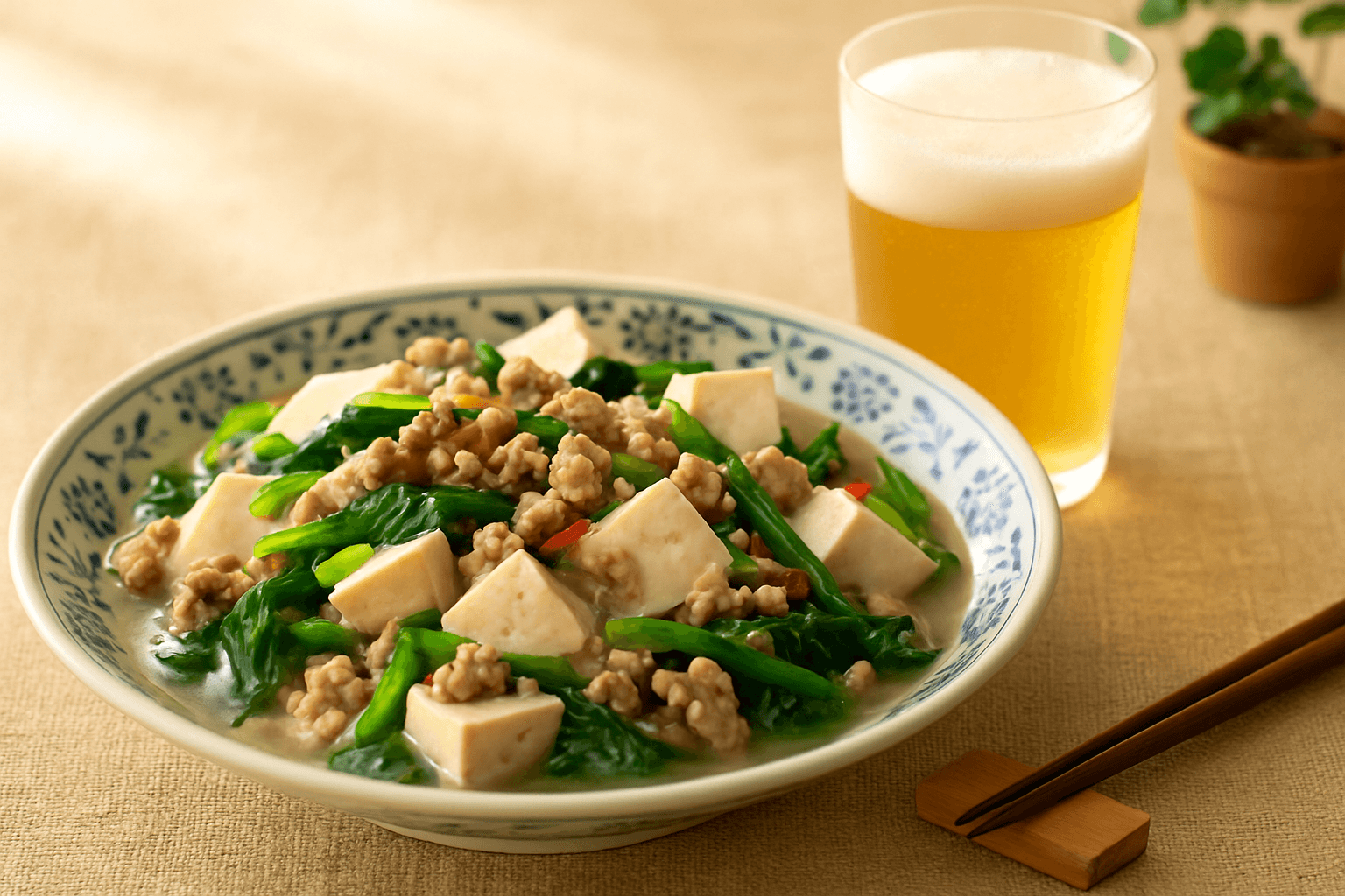 さっぱりと辛さ控えめな麻婆豆腐アレンジ