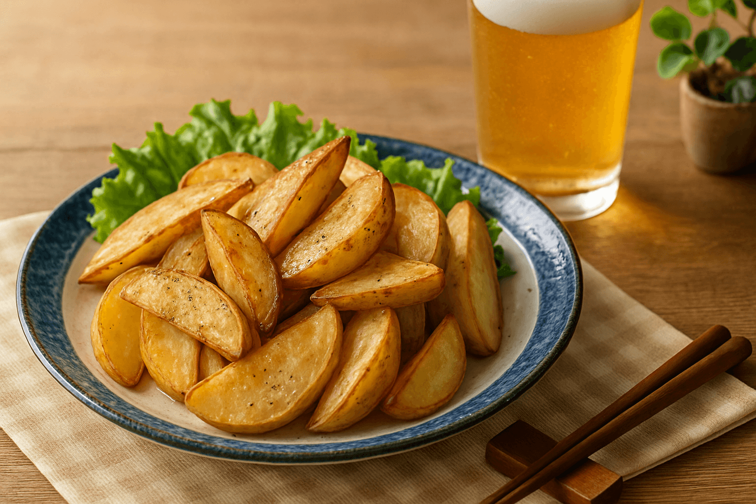 Roasted Fried Potatoes finished dish