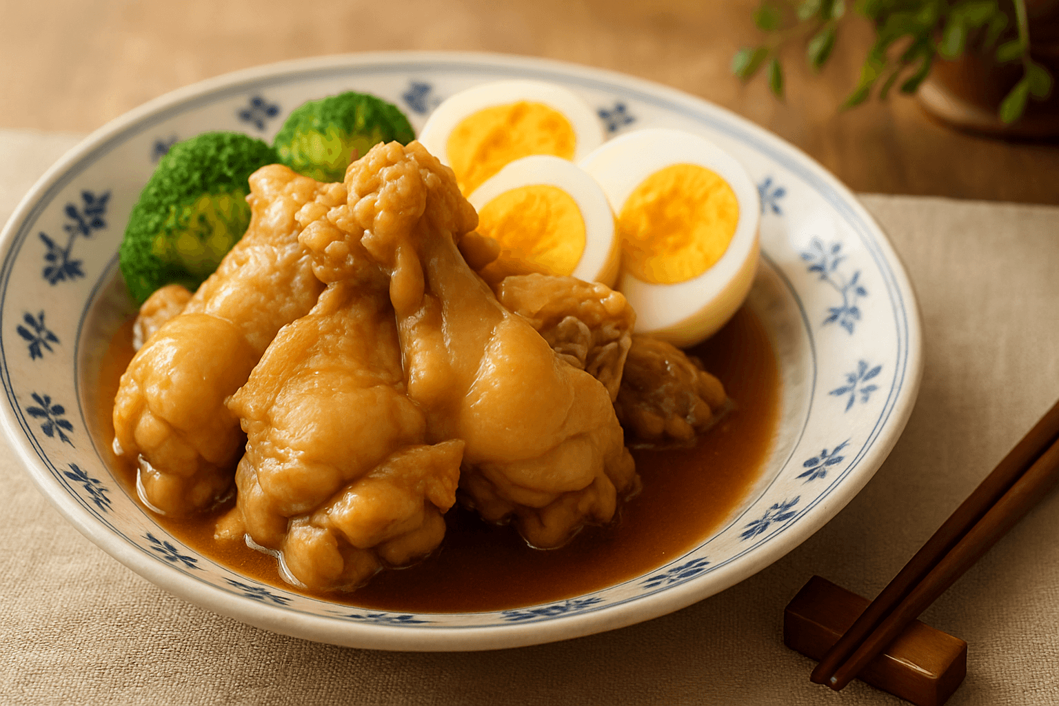 さっぱり酢風味の鶏手羽煮