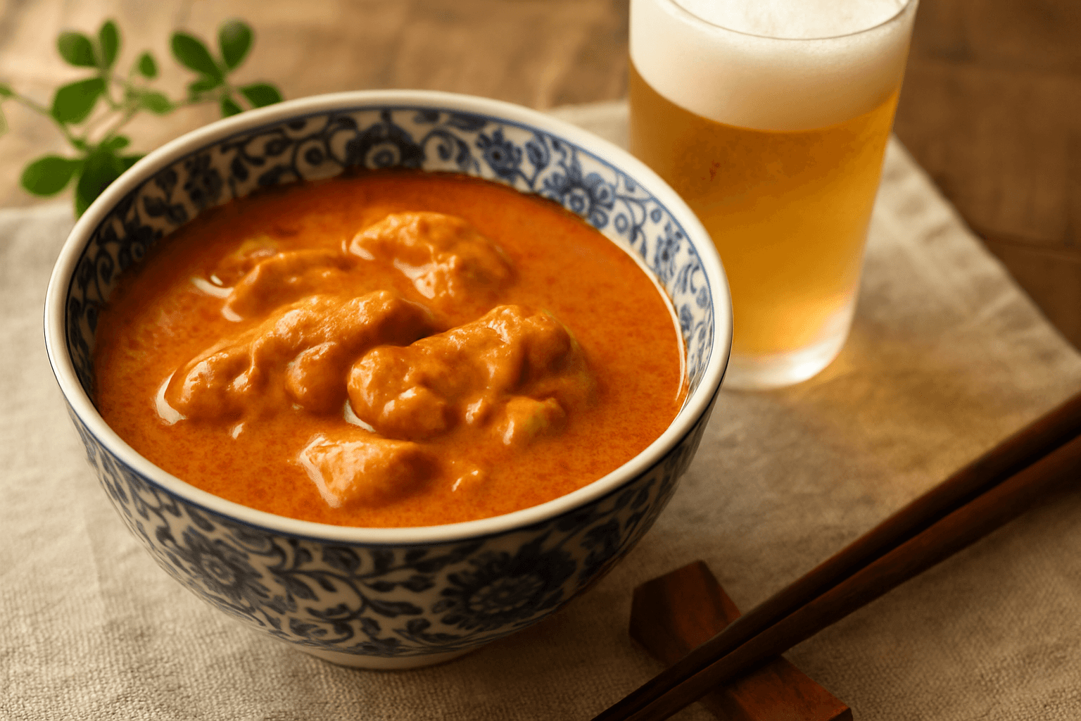 バターチキンカレーの完成写真