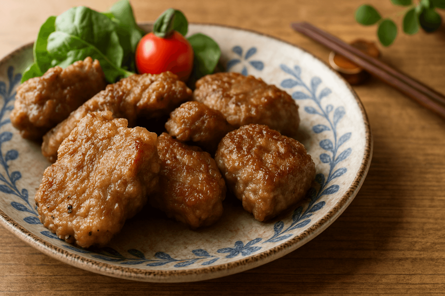 サイコロステーキの完成写真