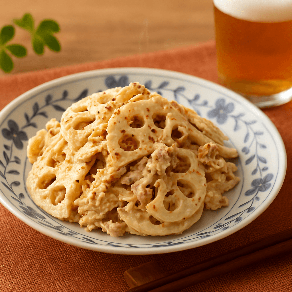 Crispy Lotus Root and Tuna Japanese-Style Salad