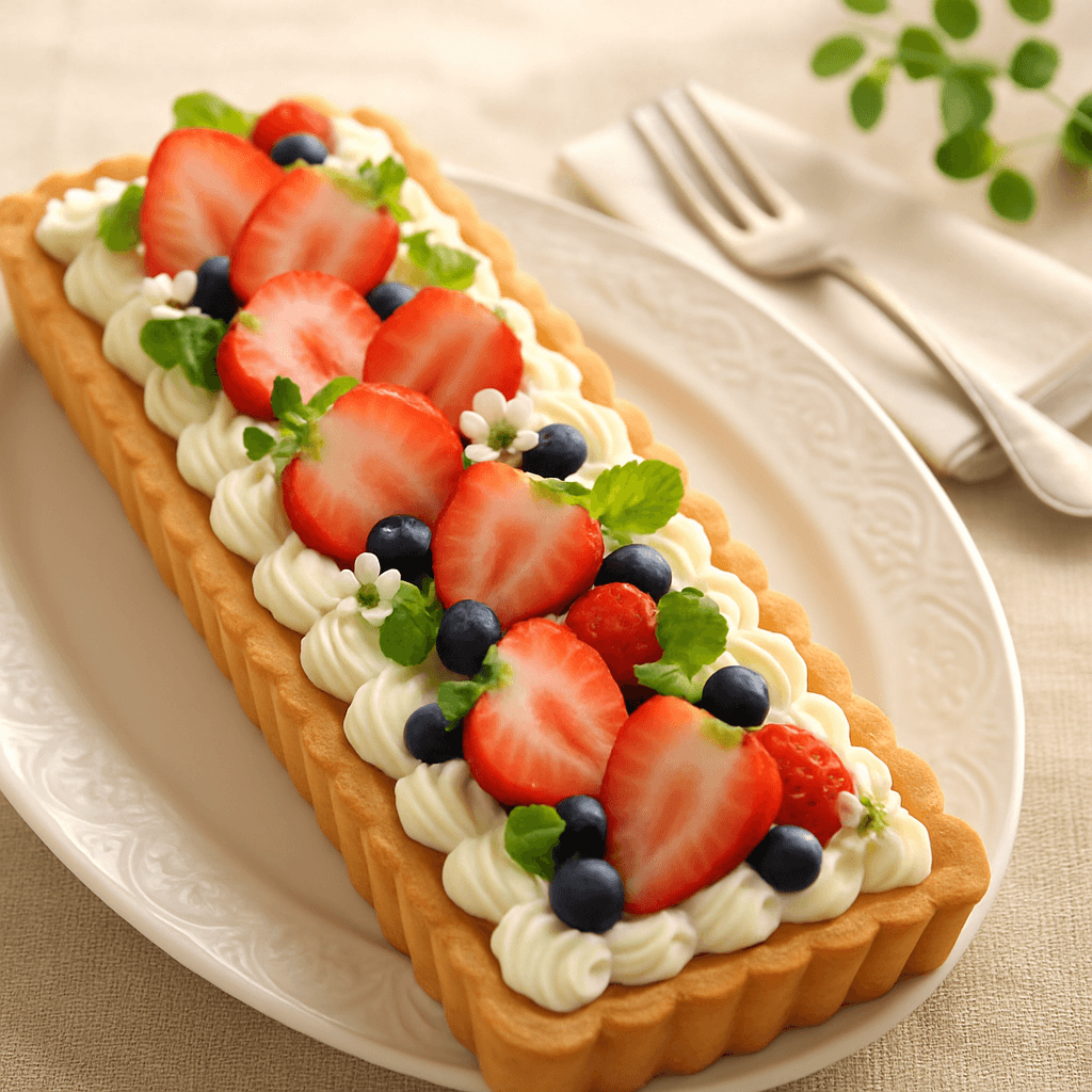 フルーツとチーズの香り漂う贅沢タルト