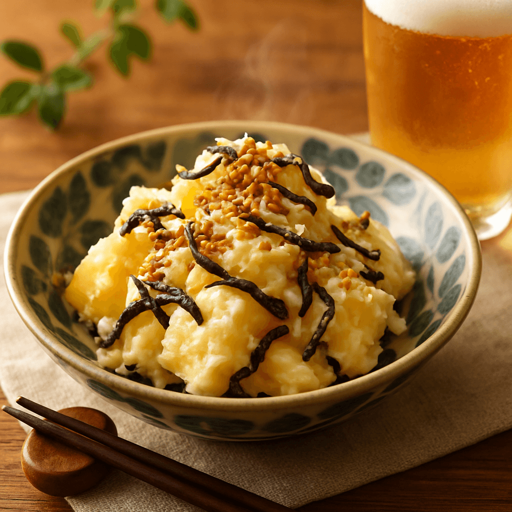 ふわっとほくほく！じゃがいもと塩昆布のマヨ和え