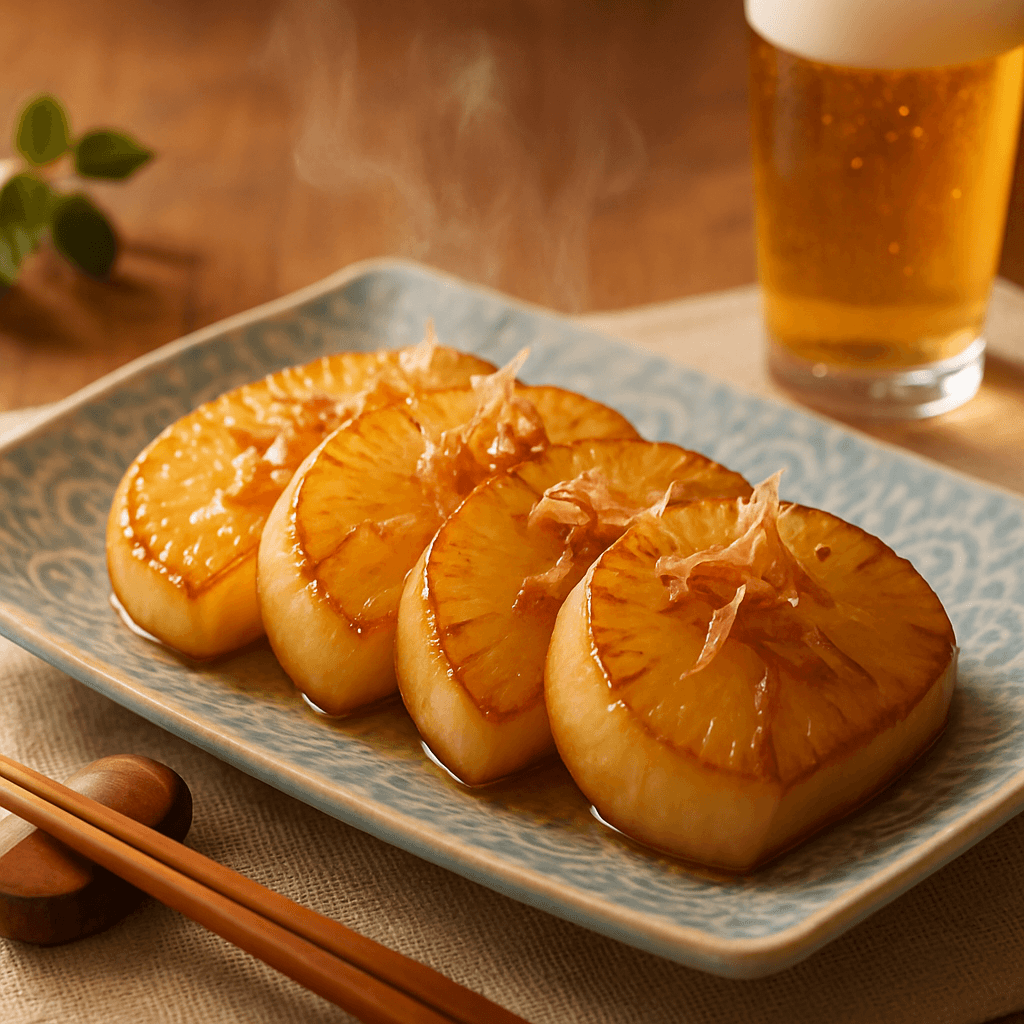 Daikon Steak with Butter Ponzu
