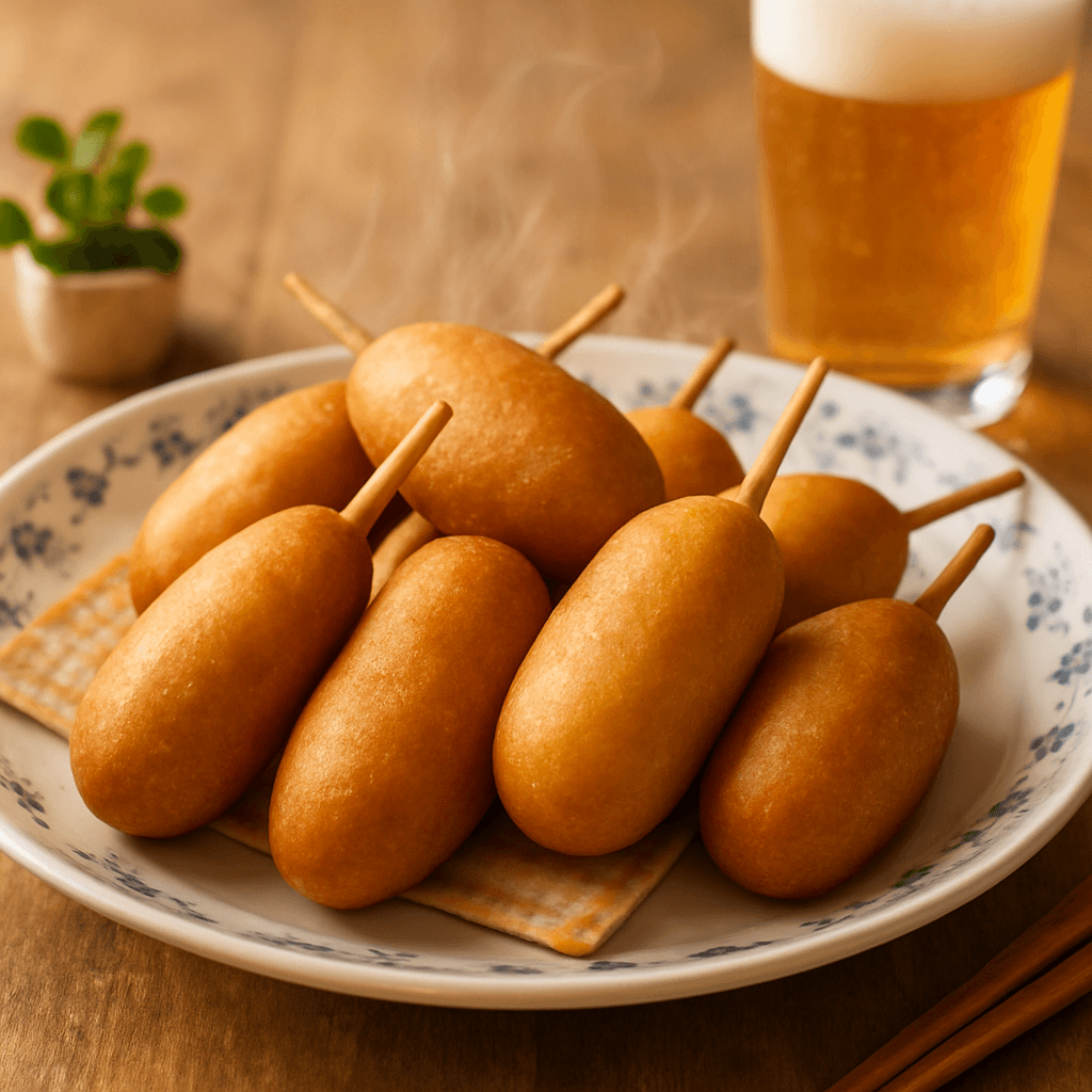 かわいいミニアメリカンドッグ