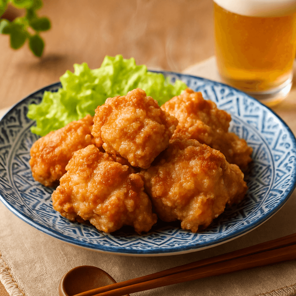 ジューシーな旨味が広がる鶏もも肉の塩味唐揚げ