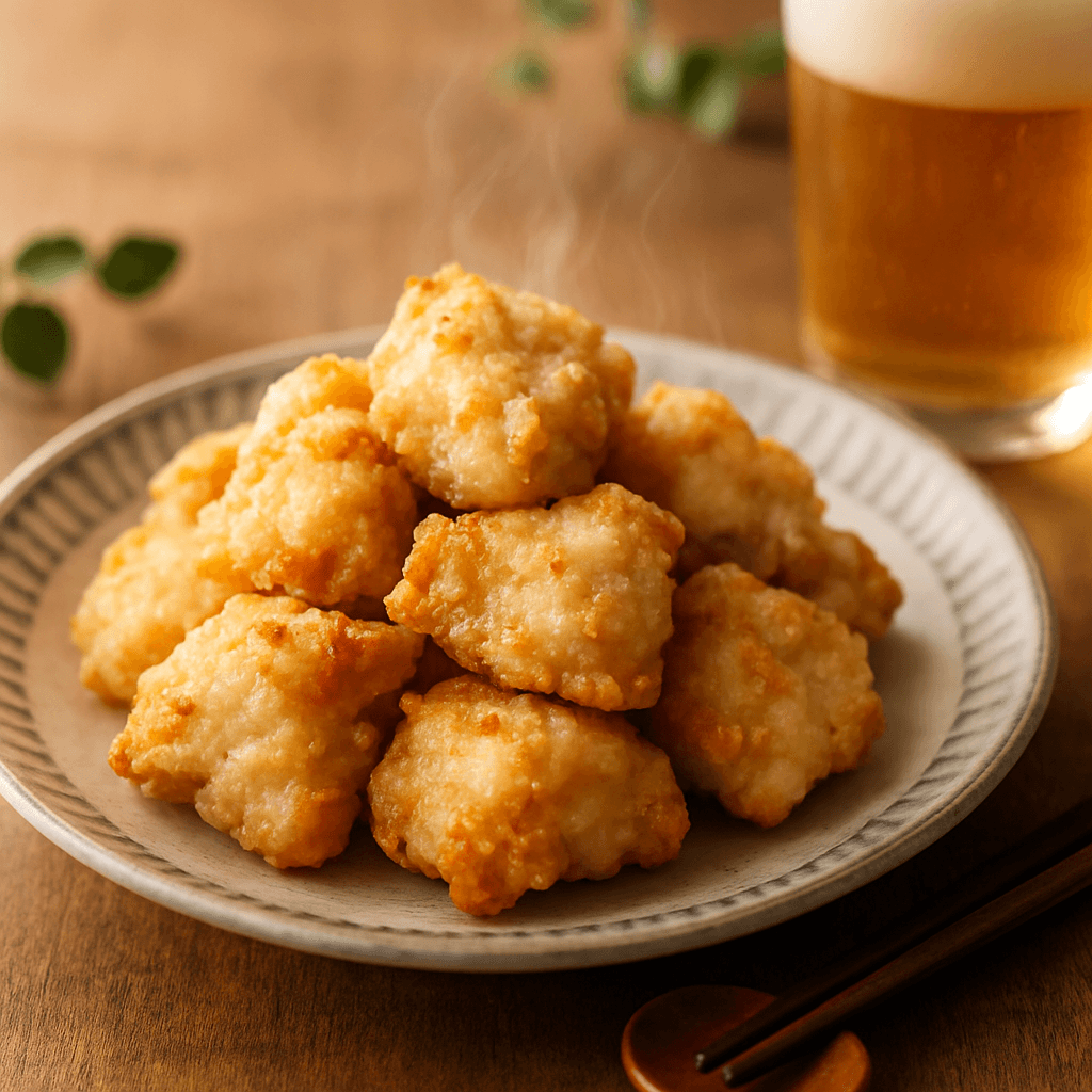 ジューシーでやわらか！鶏むねの塩味唐揚げ