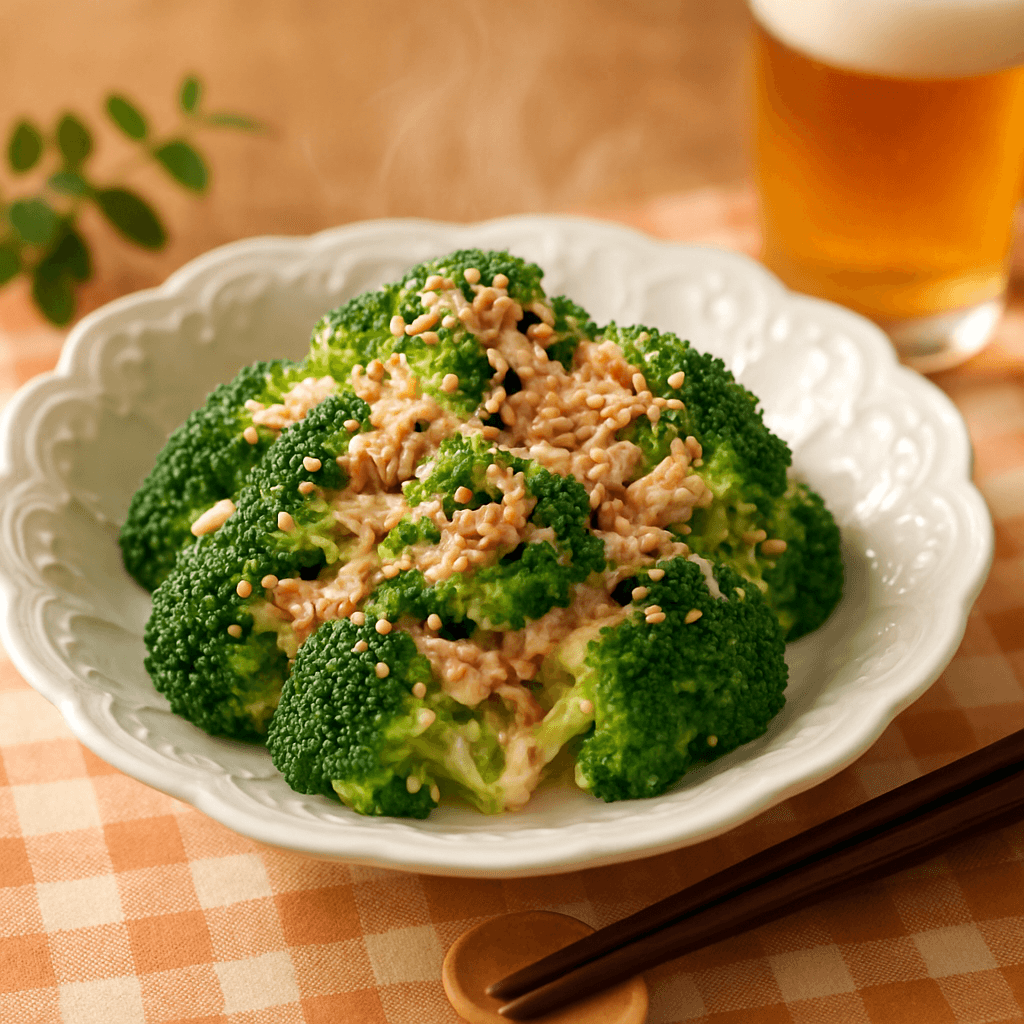 さっぱり和風風味のブロッコリー和え