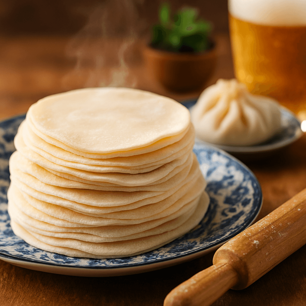 手軽に作れるジューシー餃子皮