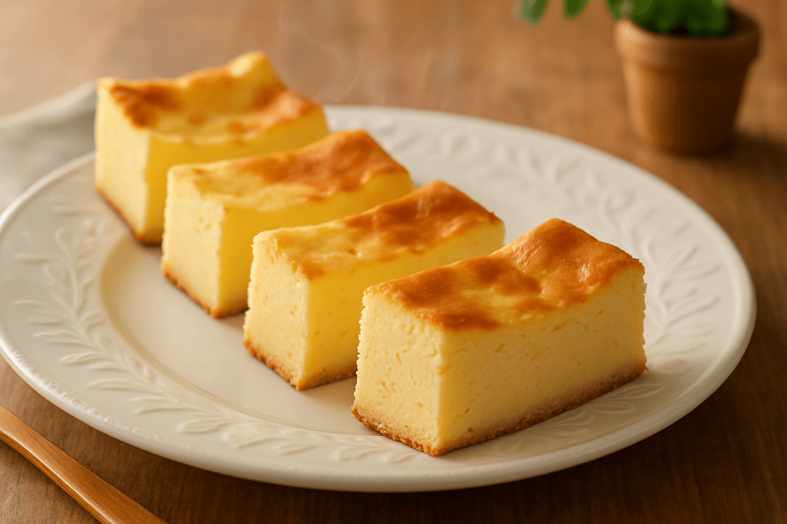 ヨーグルトケーキの完成写真