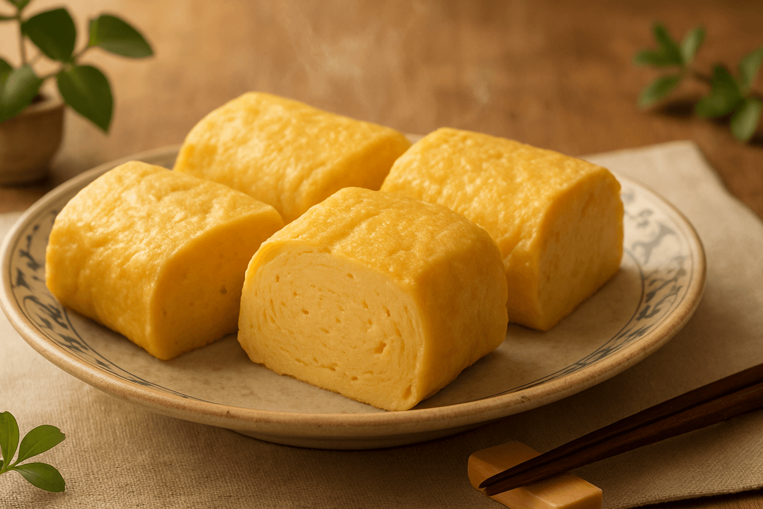 だし巻き卵の完成写真