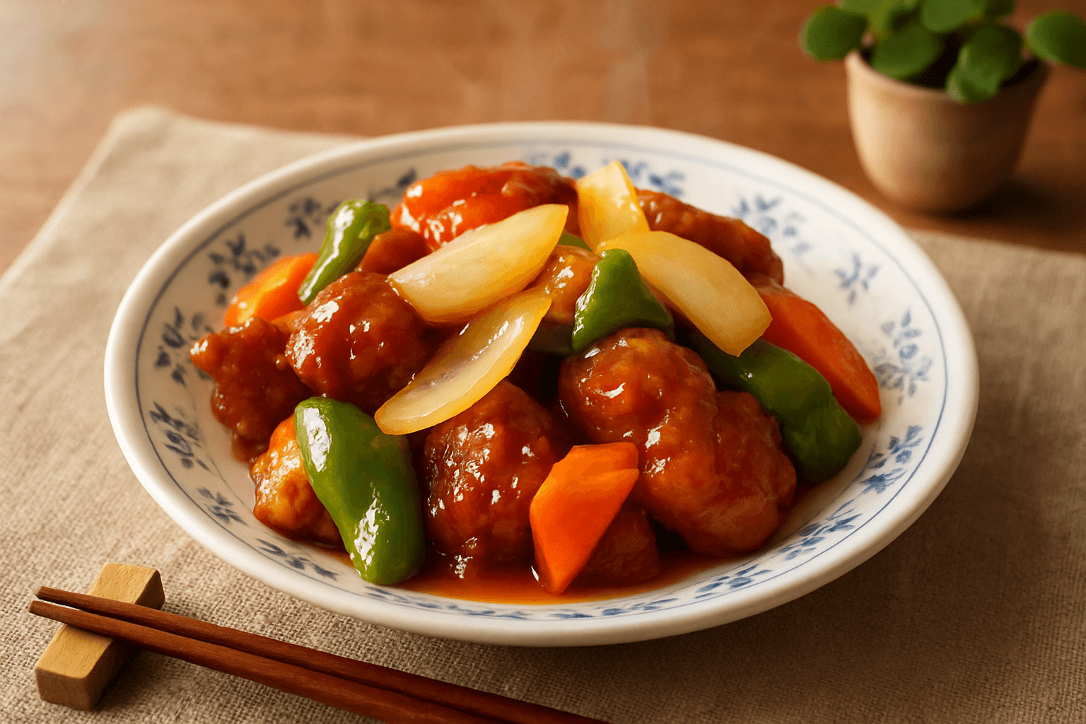 酢豚の完成写真