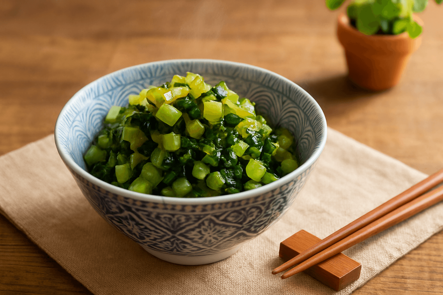 大根の葉の常備菜の完成写真