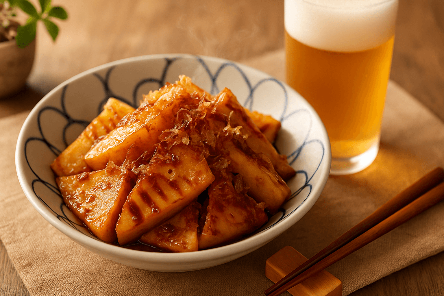 筍の甘辛おかか炒めの完成写真