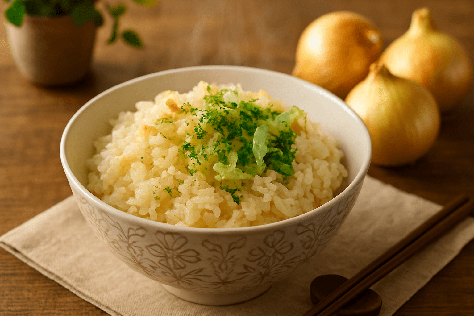Sweet New Onion Rice