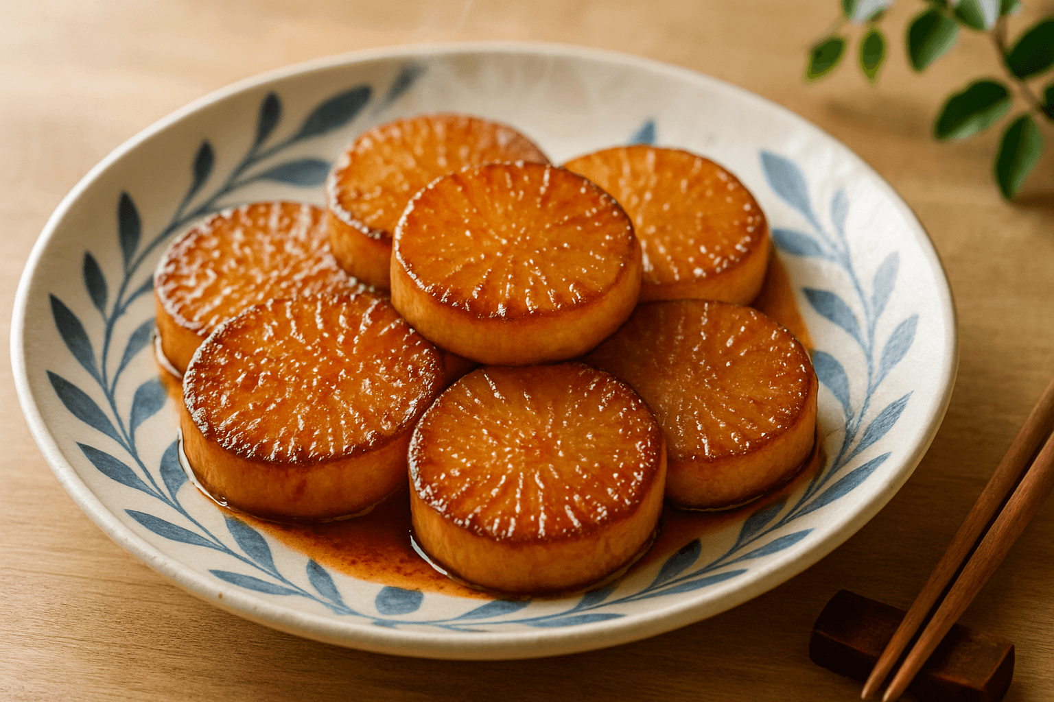 大根のステーキの完成写真