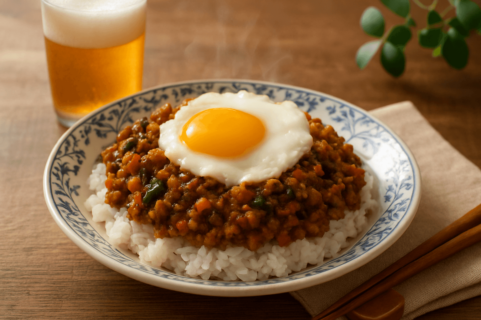 Dry Curry finished dish